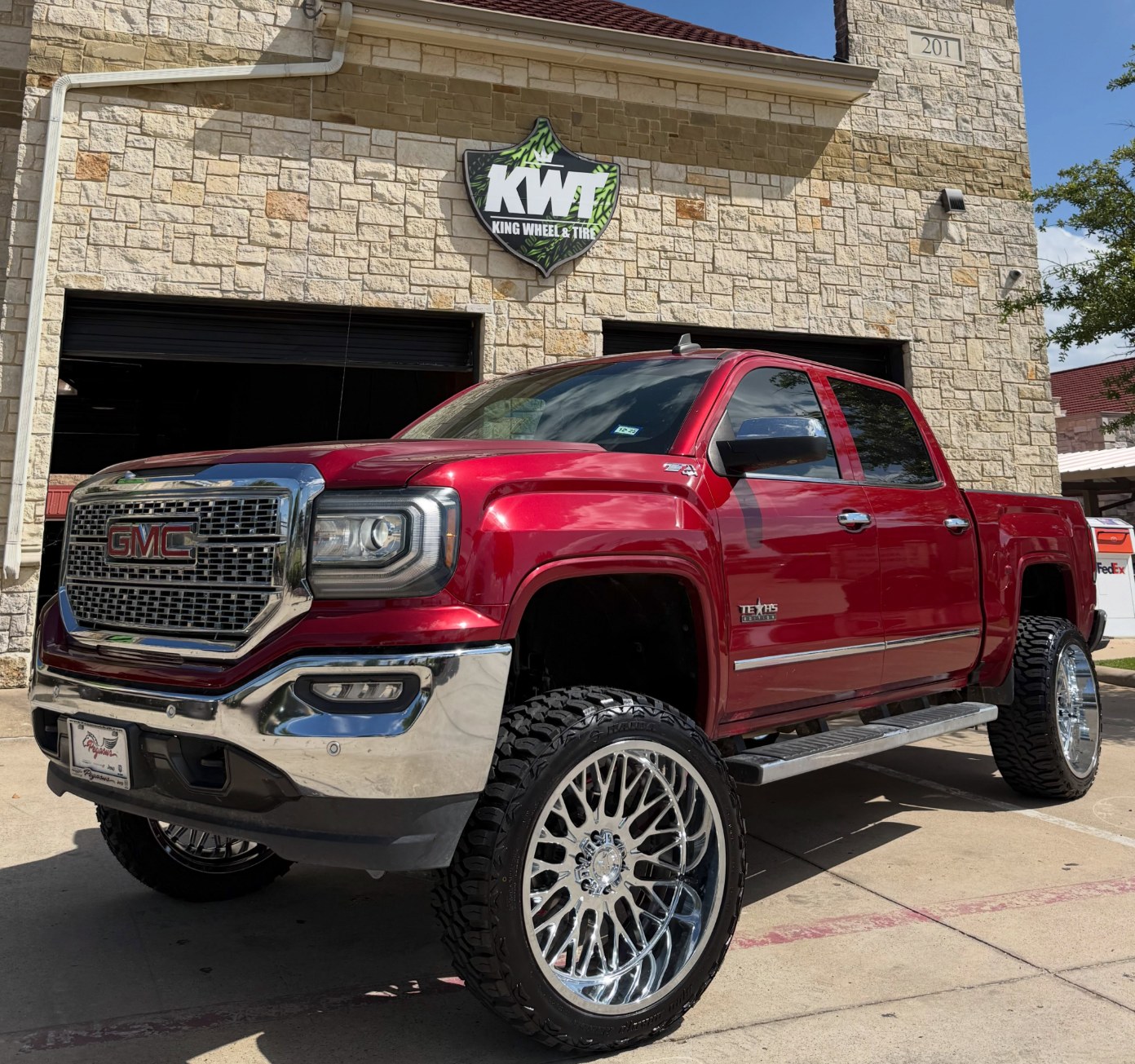 GMC Sierra Denali built at King Wheel & Tire Mansfield